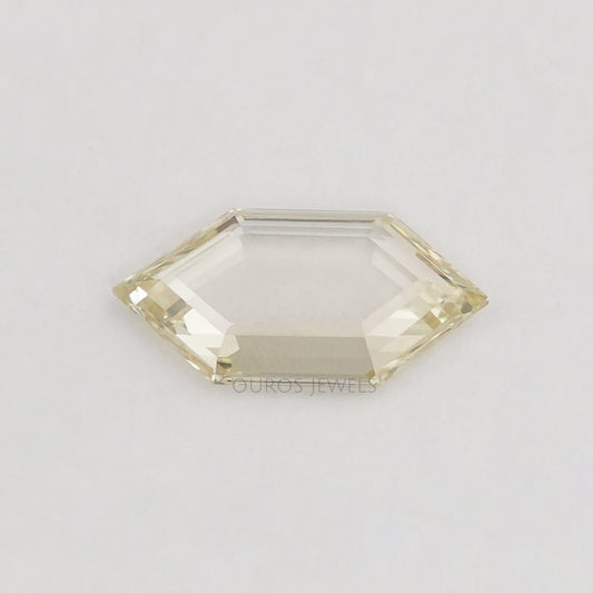 Fancy Yellow Portrait Hexagon Cut Lab Grown Diamond