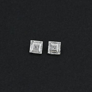 Carre Cut Lab Grown Matching Pair Diamond