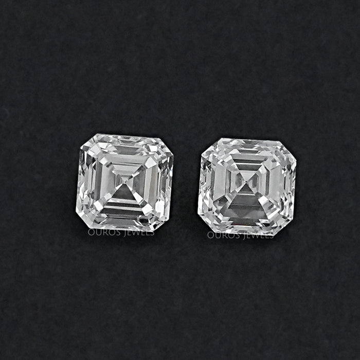 Asscher Cut Loose Lab Diamond Pair
