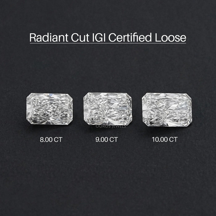 Radiant Cut Diamond With IGI Certified 