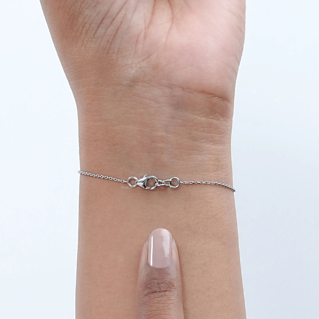 Old European Round Diamond Solitaire Bracelet