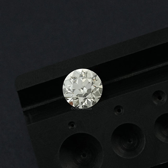 Flower Pattern Old European Round Cut Loose