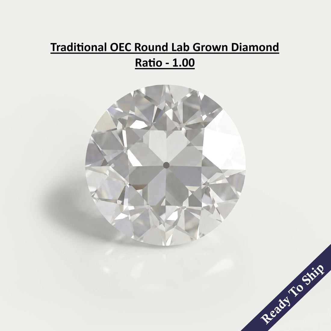 Traditional Old European Round Cut Lab Diamond Loose