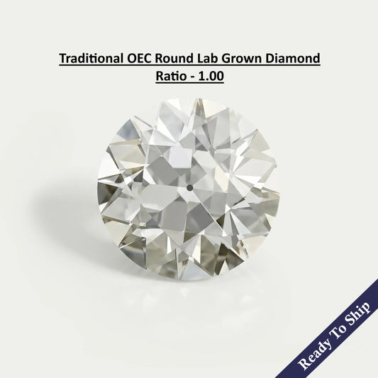 3.35 CT Traditional Old European Round Cut Loose