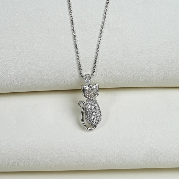 Cat Cut Lab Grown Diamond Pendant