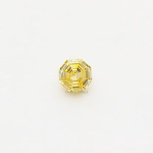 1.25 Carat Yellow Octagon Cut Lab Grown Diamond