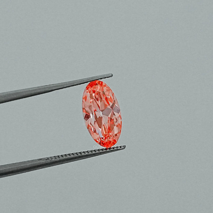 Light Pink Old Mine Moval Lab Grown Loose Diamond