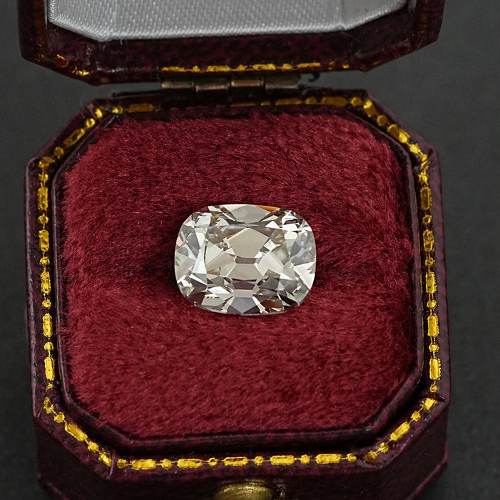 Stunning  Old Mine Cushion Cut Lab Grown Diamond