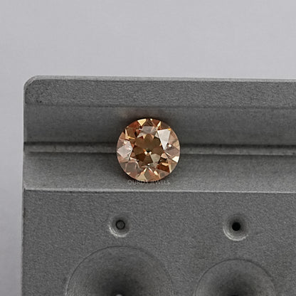 OEC Round Cut Loose Diamond - Champagne Loose
