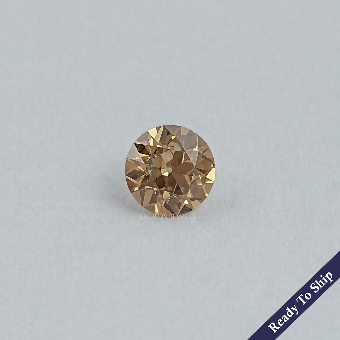 Champagne Old European Round Cut Dimaond Loose Loose