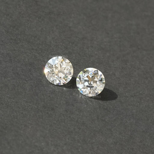 Round Cut Old European Lab Diamond Pair