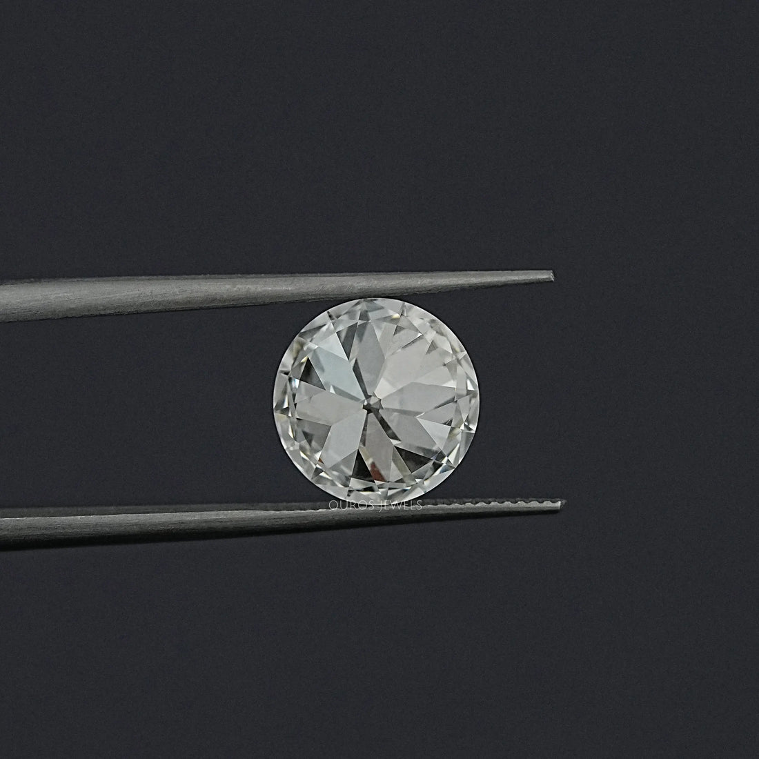 Flower Pattern Old European Round Cut Loose Diamond Loose