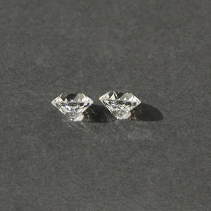 Round Cut Old European Lab Diamond Pair