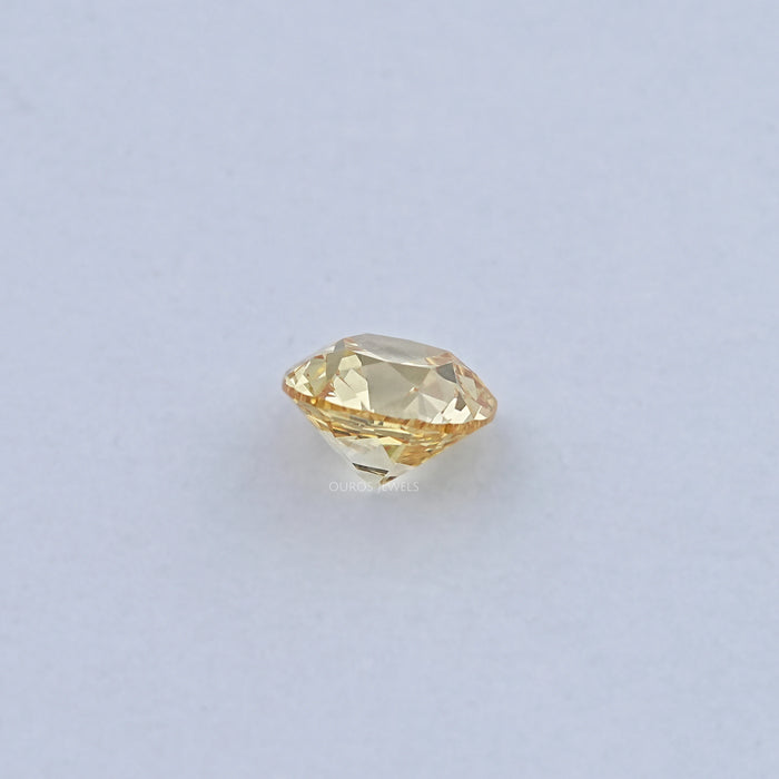 Yellow Old Mine Cushion Cut Loose Lab-Diamond
