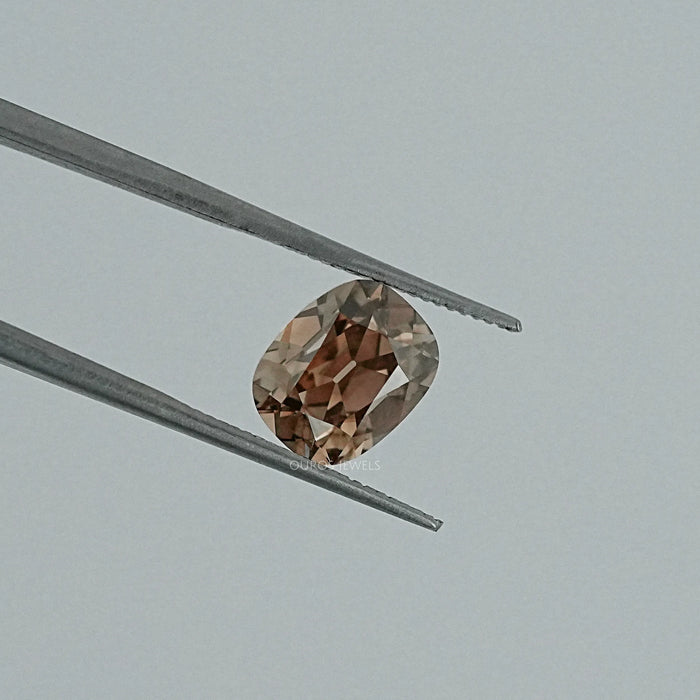 Champagne Old Mine Cushion Lab Diamond Loose