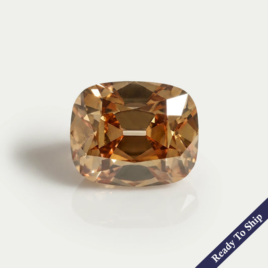 Old Mine Cushion Cut Champagne Loose Diamond Loose