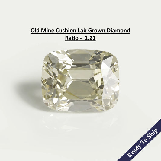 3.50 CT Loose Old Mine Cushion Lab Diamond