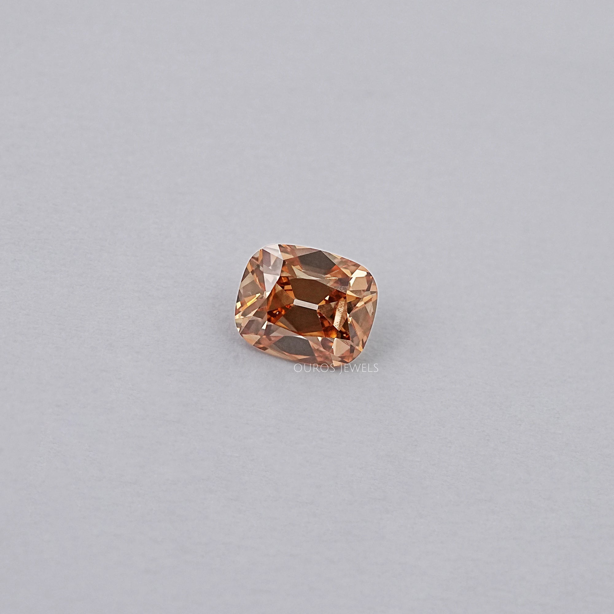 Old Mine Cushion Champagne Lab Grown Diamond Loose