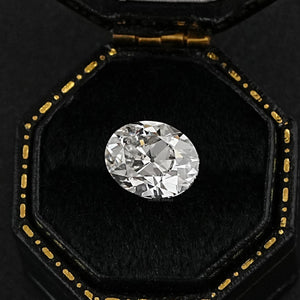 Oval Cut Lab Grown Diamond With Old Mine shape