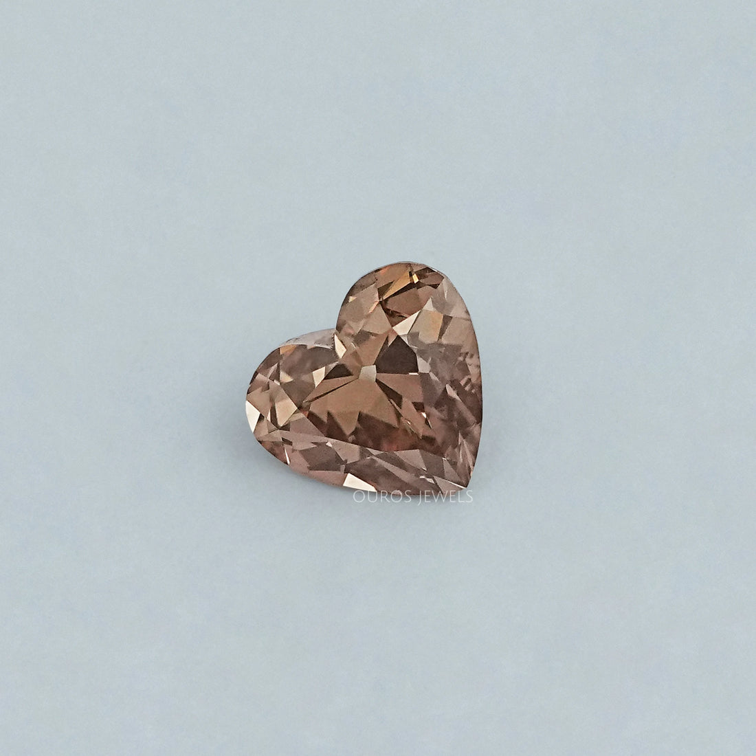 Old Mine Heart Cut Champagne Diamond Loose Loose