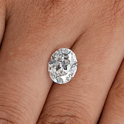 Old Mine Oval Cut Lab Grown Diamond Loose