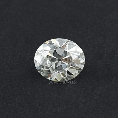 9.10 CT Old Mine Oval Cut Lab Grown Diamond Loose