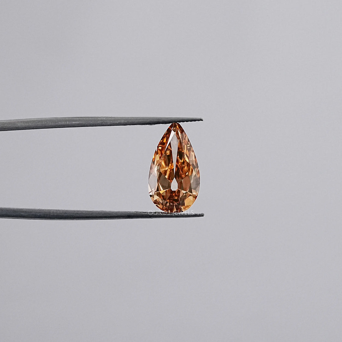 Champagne Old Mine Pear Cut Diamond Loose Loose