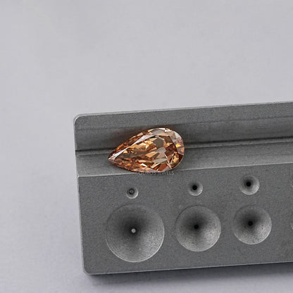 Champagne Old Mine Pear Cut Diamond Loose Loose