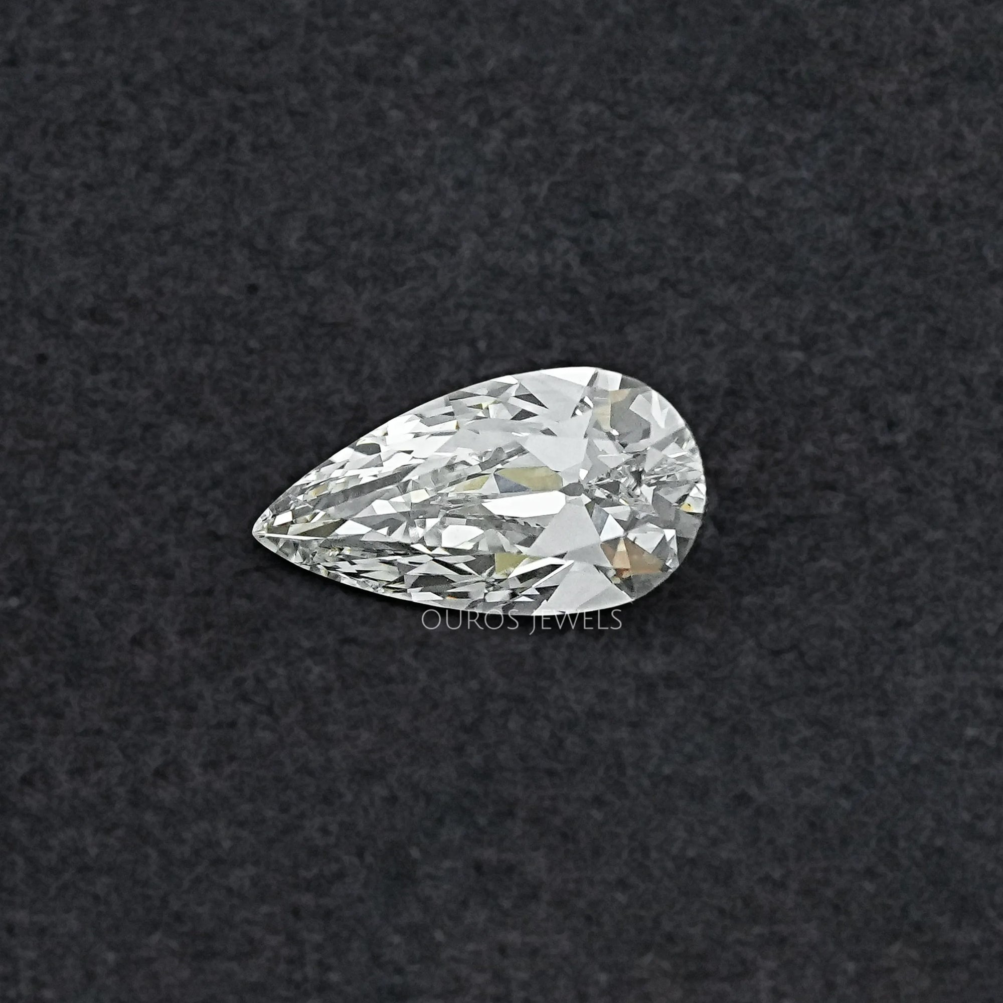 2.10 CT Old Mine Pear Cut Lab Grown Loose Diamond Loose
