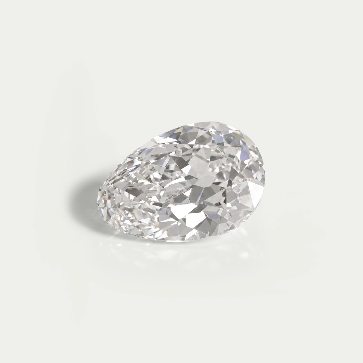 Old Mine Pear Cut Lab Grown Diamond Loose