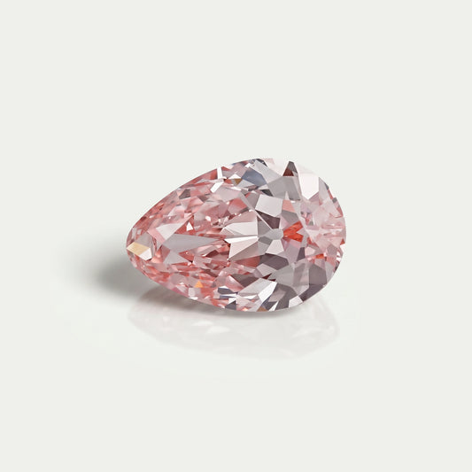 Fancy Vivid Pink Old Mine Pear Lab Grown Diamond Loose