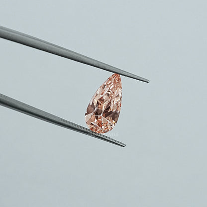 Brown Old Mine Pear Lab Grown Diamond Loose Loose