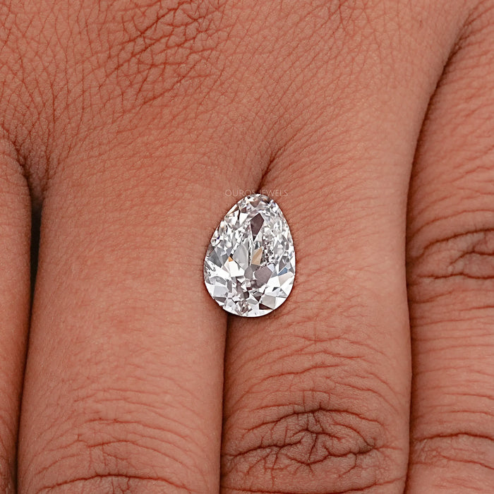 Old Mine Pear Cut Lab Grown Diamond