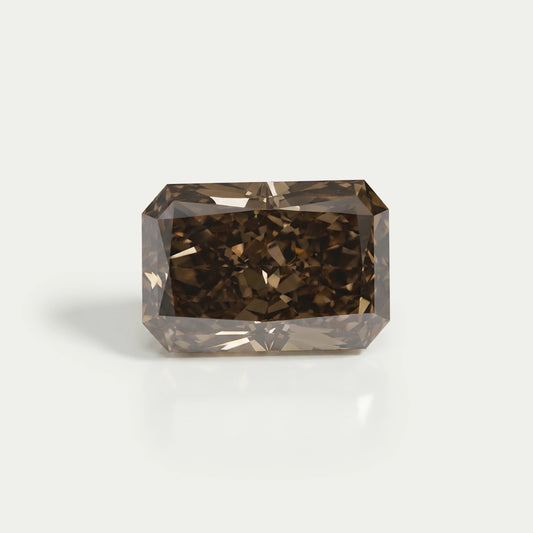 1.65 Carat Olive Radiant Cut Lab Grown Diamond