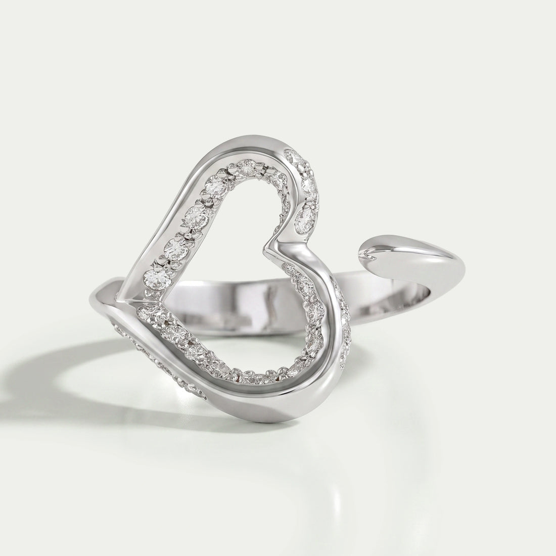 Open Heart Lab Diamond Cuff Ring Ring