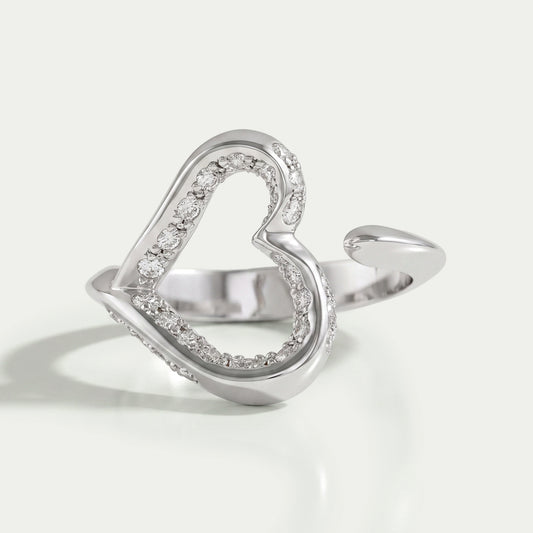Open Heart Lab Diamond Cuff Ring Ring