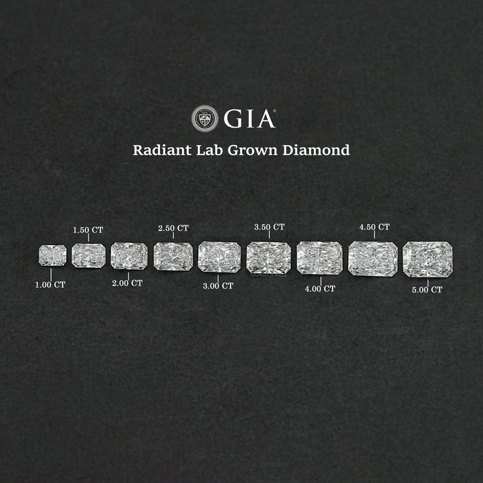 Radiant Cut Diamond With IGI Certified 
