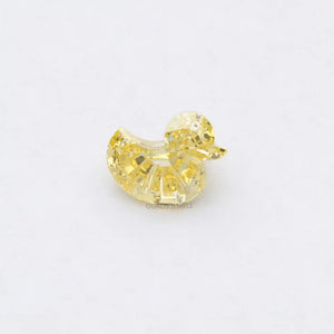 [Duck Cut Yellow Loose Diamond]-[Ouros jewels]