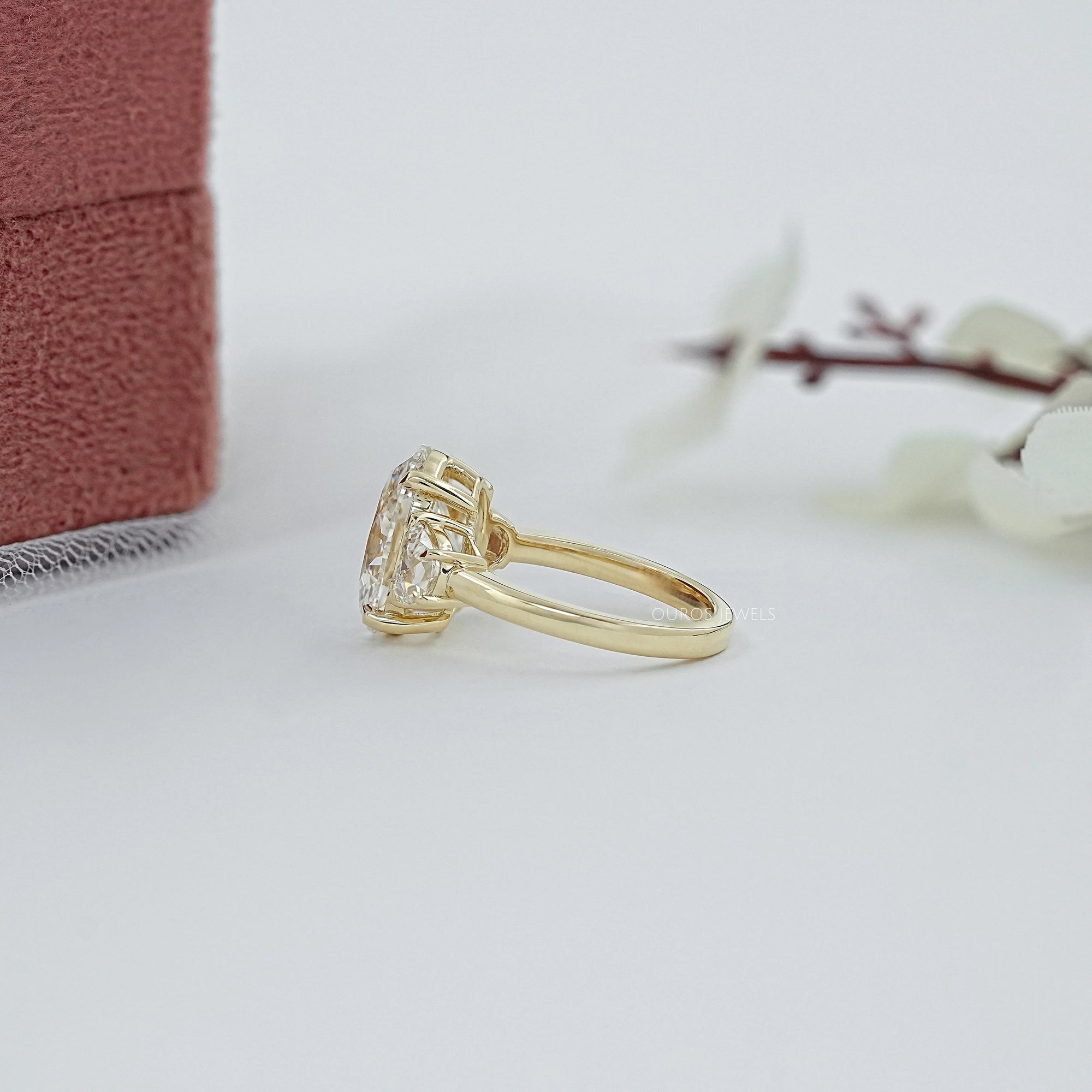 Three Stone Engagement Ring