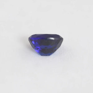 Oval Cut Lab Grown Blue Sapphire Gemstone