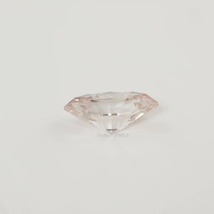 Pink Oval Cut Lab Diamond With Fancy Intense