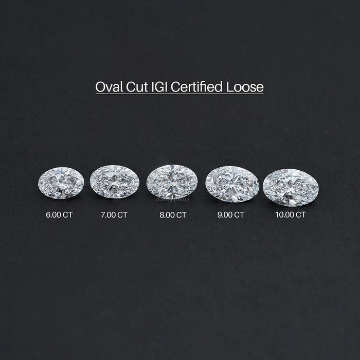 Oval Cut Lab Grown Diamond With  IGI Certified 