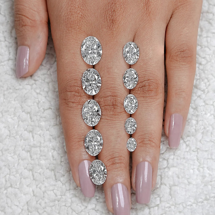 Oval Cut Lab Grown Diamond With  IGI Certified 