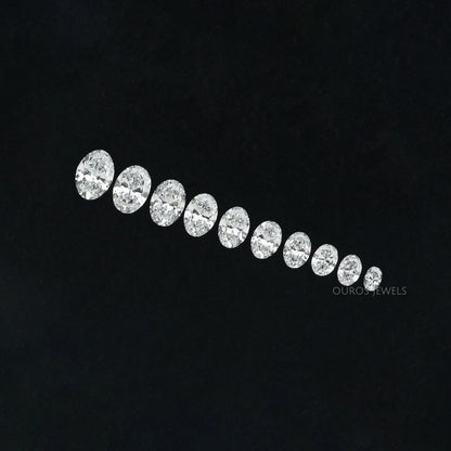 Brilliant Cut Oval Lab Grown Diamond Loose