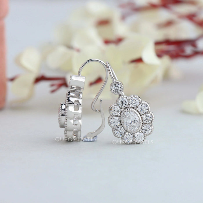 Oval Cut Drop And Dangle Earrings