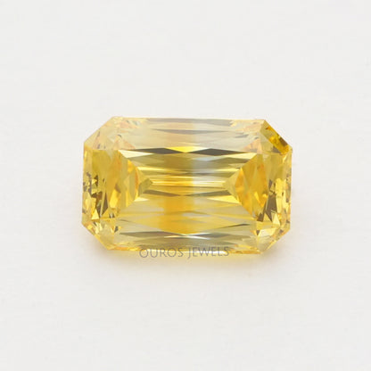 Yellow Criss Cut Lab Grown Diamond