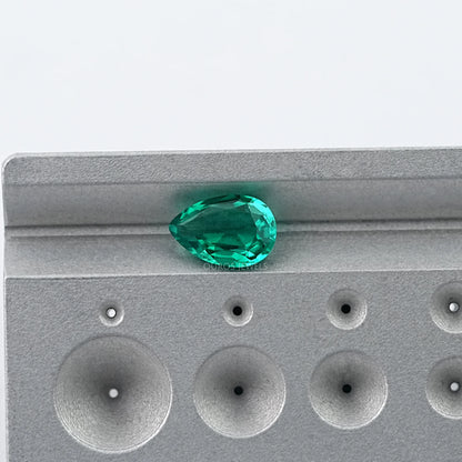 Colombian Green Pear Cut Gemstone Loose