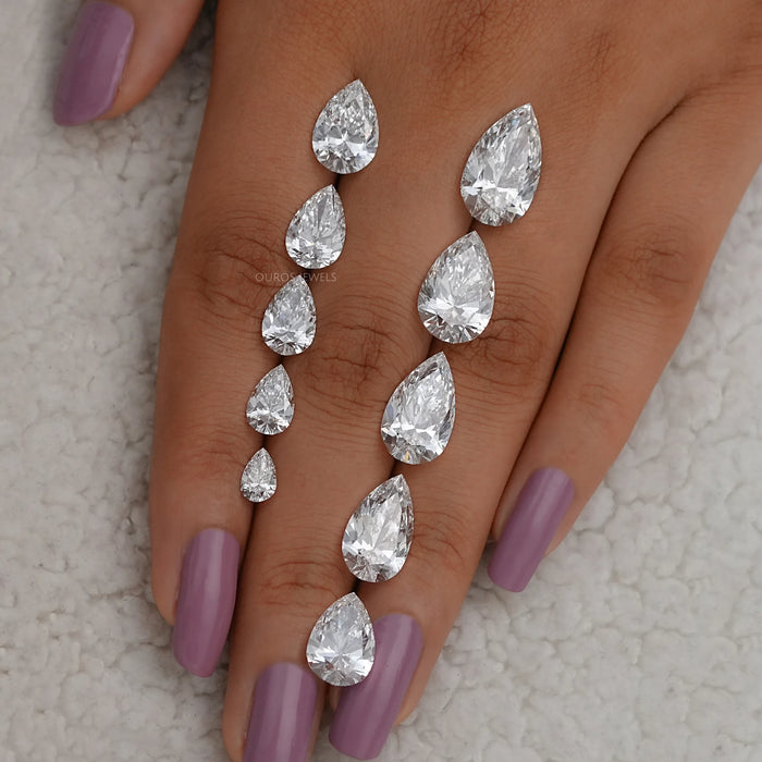 Pear Cut Lab Grown Diamond With IGI Certified