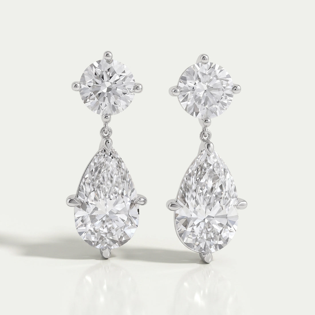 Multi Shape Diamond Drop & Dangle Gold Earrings Earrings