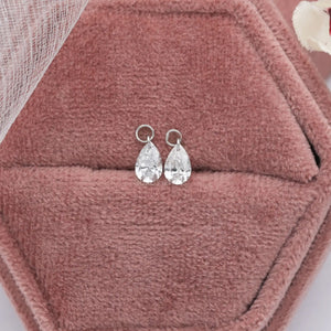 [Pear Cut Lab Diamond for Earrings]-[Ouros Jewels]